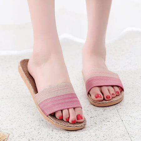 Feiboyy Women Cotton Linen Beach Breathable Shoes Sandals Home Slipper Flip-Flops Shoes
Feiboyy Women Cotton Linen Beach Breathable Shoes Sandals Home Slipper Flip-Flops Shoes