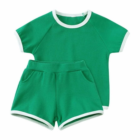 Summer Savings Clearance! Stamzod 9M-5Y Kids Baby Boys Gauze Sets Summer Lounge Sets Solid Color Pullover Round Neck Short Sleeve T-Shirt Shorts With Pocket 2 Piece Sweatsuits Sets
Summer Savings Clearance! Stamzod 9M-5Y Kids Baby Boys Gauze Sets Summer Lounge Sets Solid Color Pullover Round Neck Short Sleeve T-Shirt Shorts With Pocket 2 Piece Sweatsuits Sets