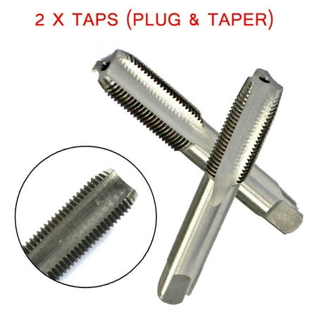 10mm x 1mm Metric Taper and Plug HSS Tap M10 Pitch Machine Tap Drilling Tool
