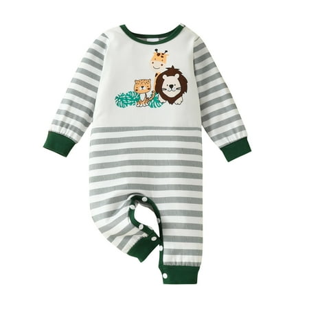 Baby Boys Bodysuit Striped Long Sleeve Animal Printed Newborn Kids Children Cartoon Fashion Outwear Streetwear Spring Summer Rompers Jumpsuits
Baby Boys Bodysuit Striped Long Sleeve Animal Printed Newborn Kids Children Cartoon Fashion Outwear Streetwear Spring Summer Rompers Jumpsuits