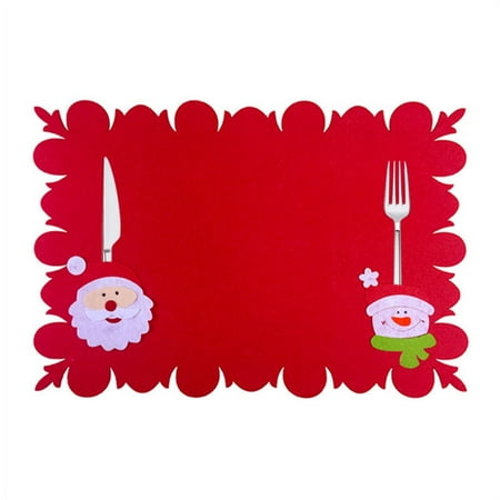 BTJX Christmas decoration Christmas Decorations Table Top Christmas Table Mat Knife And Fork Cushion 2PC
BTJX Christmas decoration Christmas Decorations Table Top Christmas Table Mat Knife And Fork Cushion 2PC