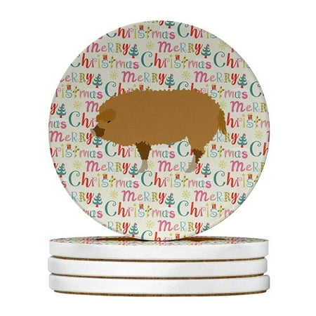 Carolines Treasures WDK2779RCS4 4 x 4 in. Unisex Hungarian Mangalica Pig Christmas Large Sandstone Coasters - Pack of 4
Carolines Treasures WDK2779RCS4 4 x 4 in. Unisex Hungarian Mangalica Pig Christmas Large Sandstone Coasters - Pack of 4