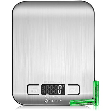 Food Kitchen Scale Digital Grams and Ounces for Weight Loss Baking Cooking and Meal Prep LCD Display 304 Stainless Steel
Food Kitchen Scale Digital Grams and Ounces for Weight Loss Baking Cooking and Meal Prep LCD Display 304 Stainless Steel