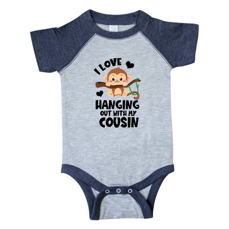 Inktastic Monkey I Love Hanging out with My Cousin Gift Baby Boy or Baby Girl Bodysuit
Inktastic Monkey I Love Hanging out with My Cousin Gift Baby Boy or Baby Girl Bodysuit