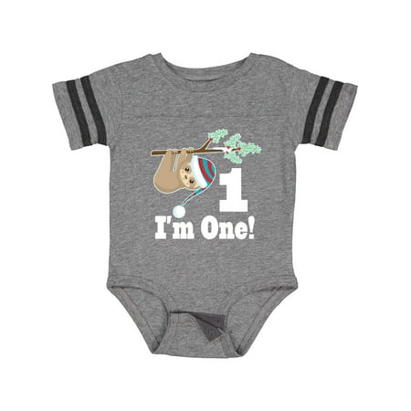 Inktastic First Birthday Sloth 1 Year Old Gift Baby Boy or Baby Girl Bodysuit 
Inktastic First Birthday Sloth 1 Year Old Gift Baby Boy or Baby Girl Bodysuit