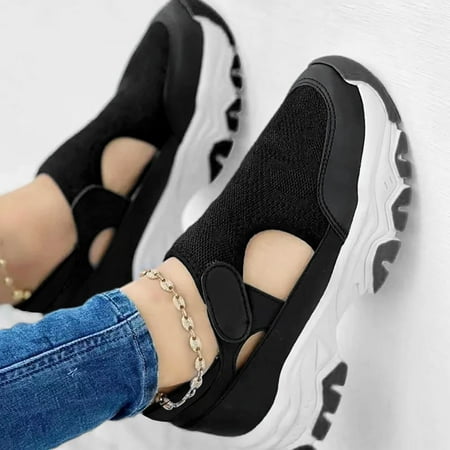 Cathalem Sandals Home Leisure Women s Four Seasons Solid Color Non Slip Flat Round Toe Breathable Hook Size 9 Womens Summer Shoes Black 7
Cathalem Sandals Home Leisure Women s Four Seasons Solid Color Non Slip Flat Round Toe Breathable Hook Size 9 Womens Summer Shoes Black 7