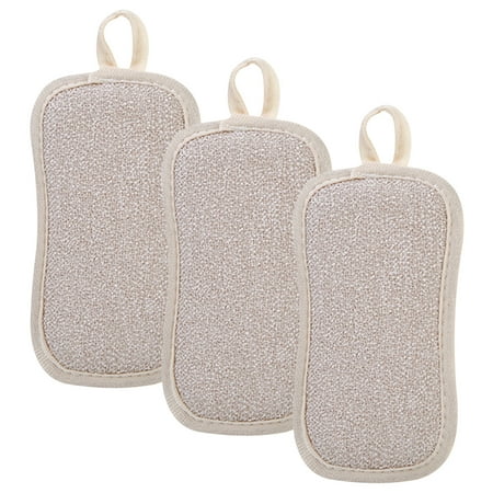BadyminCSL Double-sided Strong Non-stick Oil Fiber Dish Towel Brush Dish Cloth Rag Sponge Wash Pot Brush Descaling 3PCS
BadyminCSL Double-sided Strong Non-stick Oil Fiber Dish Towel Brush Dish Cloth Rag Sponge Wash Pot Brush Descaling 3PCS