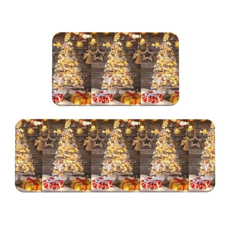 Noewx Christmas Tree Kitchen Mat 2PCS Kitchen Rugs Cushioned Anti Fatigue Non Skid Waterproof Floor Mats for Home Office Sink Laundry Desk
Noewx Christmas Tree Kitchen Mat 2PCS Kitchen Rugs Cushioned Anti Fatigue Non Skid Waterproof Floor Mats for Home Office Sink Laundry Desk