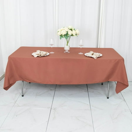Efavormart 60x102 Seamless Premium Terracotta Linens Polyester Rectangle Tablecloth Commercial Grade For Wedding Banquet Restaurant
Efavormart 60x102 Seamless Premium Terracotta Linens Polyester Rectangle Tablecloth Commercial Grade For Wedding Banquet Restaurant