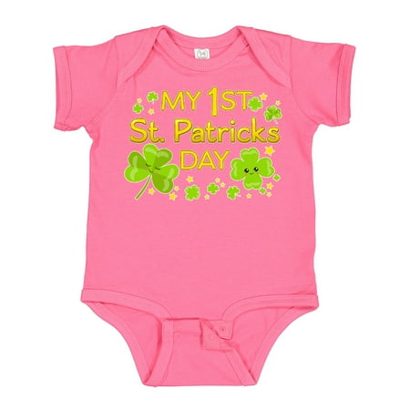 Inktastic My First St. Patricks Day-cute Smiling Clovers Gift Baby Boy or Baby Girl Bodysuit
Inktastic My First St. Patricks Day-cute Smiling Clovers Gift Baby Boy or Baby Girl Bodysuit