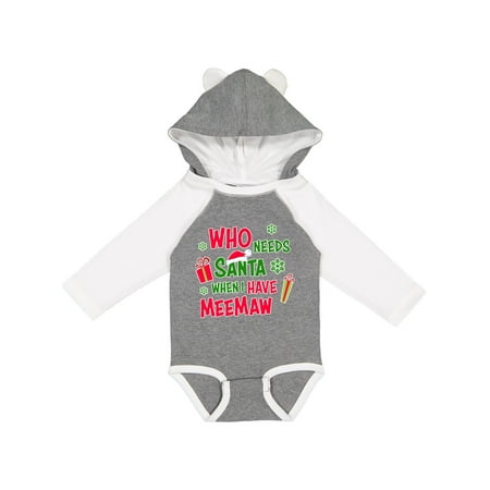 Inktastic Who Needs Santa When I Have MeeMaw Gift Baby Boy or Baby Girl Long Sleeve Bodysuit
Inktastic Who Needs Santa When I Have MeeMaw Gift Baby Boy or Baby Girl Long Sleeve Bodysuit