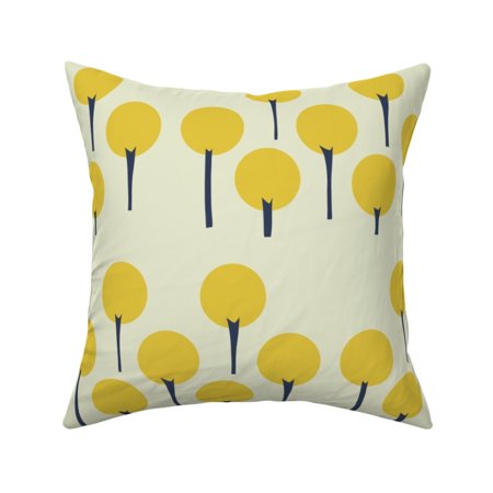 Mid Century Modern Retro Throw Pillow Cover w Optional Insert by Roostery