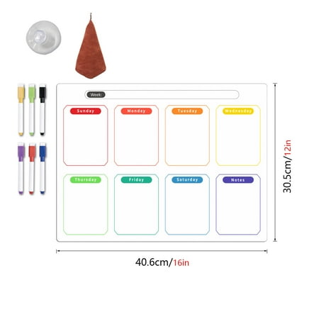 NUOLUX 1 Set of Magnetic Planner Board Chores Planning Board Planner Board Fridge Magnetic Plans Board
NUOLUX 1 Set of Magnetic Planner Board Chores Planning Board Planner Board Fridge Magnetic Plans Board