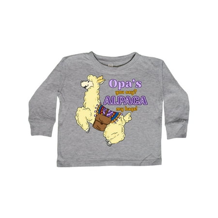 Inktastic Opa s You Say ALPACA my Bags with Cute Jumping Alpaca Gift Toddler Boy or Toddler Girl Long Sleeve T-Shirt
Inktastic Opa s You Say ALPACA my Bags with Cute Jumping Alpaca Gift Toddler Boy or Toddler Girl Long Sleeve T-Shirt