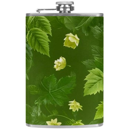 josid Leaf Pattern 3.6x6in Stainless Steel Small Flask Leak-Proof Stainless Steel Construction Wrapped in Premium Two-Layer Leather Nano-Printed Design 227ml Capacity
josid Leaf Pattern 3.6x6in Stainless Steel Small Flask Leak-Proof Stainless Steel Construction Wrapped in Premium Two-Layer Leather Nano-Printed Design 227ml Capacity