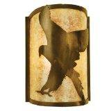 8"W Flying Hawk Left Wall Sconce 68187