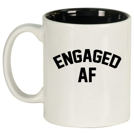 Engaged AF Funny Engagement Ceramic Coffee Mug Tea Cup Gift for Her Him Women Men Sister Daughter Engagement Party Cute Family Girlfriend Fiancé Birthday Anniversary (11oz White)
Engaged AF Funny Engagement Ceramic Coffee Mug Tea Cup Gift for Her Him Women Men Sister Daughter Engagement Party Cute Family Girlfriend Fiancé Birthday Anniversary (11oz White)