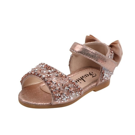 Toddler Kids Baby Girls Shoes Princess Shoes Solid Casual Shoes Sandals