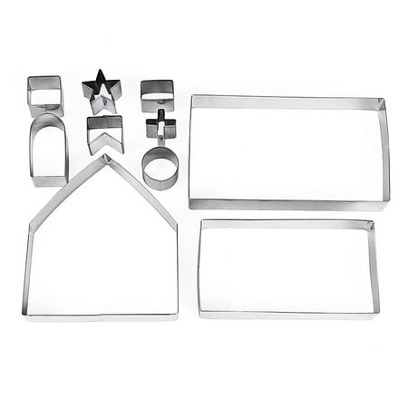Kitchen 3D House Mold Stainless Cookie Cutter Pastry Cutters Mold Gingerbread House Baking Tool For Baking
Kitchen 3D House Mold Stainless Cookie Cutter Pastry Cutters Mold Gingerbread House Baking Tool For Baking