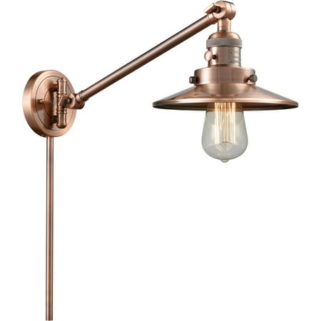 Antique Copper Tone Wall Sconces 8 Wide Steel/Cast Brass Medium Base 1 Light Fixture
Antique Copper Tone Wall Sconces 8 Wide Steel/Cast Brass Medium Base 1 Light Fixture