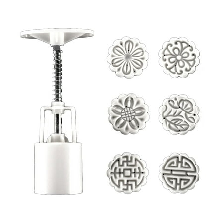 25g Mooncake Barrel Mold with 6pcs Flower Stamps Hand Press Moon Cake Pastry DIY
25g Mooncake Barrel Mold with 6pcs Flower Stamps Hand Press Moon Cake Pastry DIY