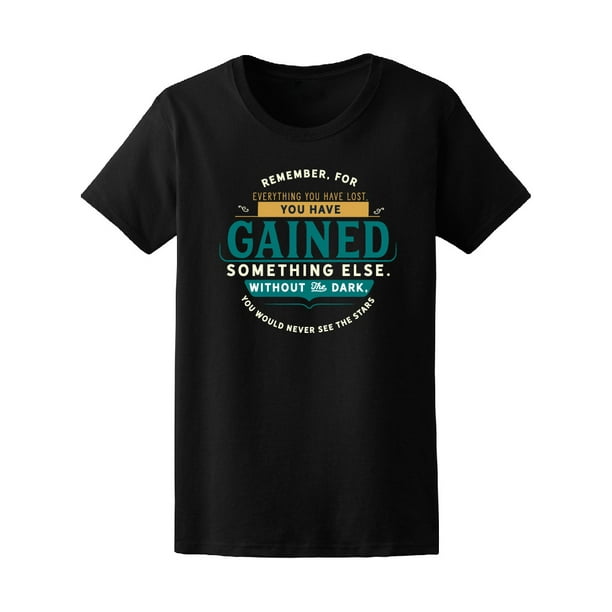 Positive Motivation Quote Tee Women's -Image by Shutterstock