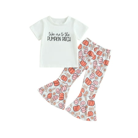 AMILIEe Toddler Baby Kids Girl Halloween Outfit Pumpkin T Shirt and Flare Pants Set 3-8 Years
AMILIEe Toddler Baby Kids Girl Halloween Outfit Pumpkin T Shirt and Flare Pants Set 3-8 Years
