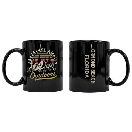 Ormond Beach Florida Souvenir Adventure Awaits 8 oz Coffee Mug 2-Pack