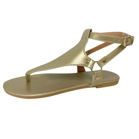 Casual Shoes for Women Shoes Flip Toe Flops Sandals Sandals Buckle Ladies Women‘S Strap Flat Beach Open Women S Casual Shoes Women Casual Shoes Pu Gold 42
Casual Shoes for Women Shoes Flip Toe Flops Sandals Sandals Buckle Ladies Women‘S Strap Flat Beach Open Women S Casual Shoes Women Casual Shoes Pu Gold 42
