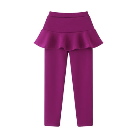 URMAGIC Little Girls Elastic Waist Fleece Lined Leggings with Ruffle Tutu Skirt 3-11 Years
URMAGIC Little Girls Elastic Waist Fleece Lined Leggings with Ruffle Tutu Skirt 3-11 Years