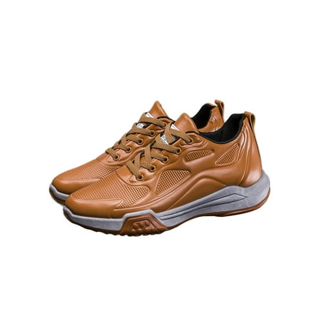 Ritualay Men Sneakers Lace Up Trainers Sport Athletic Shoes Breathable Casual Walking Shoe Outdoor Sports Comfort Brown 7.5
Ritualay Men Sneakers Lace Up Trainers Sport Athletic Shoes Breathable Casual Walking Shoe Outdoor Sports Comfort Brown 7.5