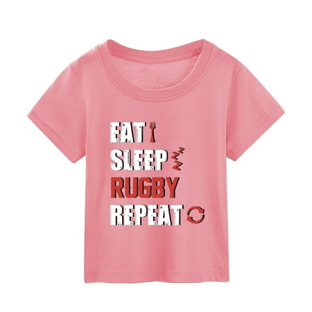 Football Fans Sports Summer Kids Character Football Letter Printing Short Sleeve Out Wear T Shirt under Shirts for Toddler Girls Toddler Top Top Underwear Girl Little Girls Clothes Girls Shirts 18
Football Fans Sports Summer Kids Character Football Letter Printing Short Sleeve Out Wear T Shirt under Shirts for Toddler Girls Toddler Top Top Underwear Girl Little Girls Clothes Girls Shirts 18
