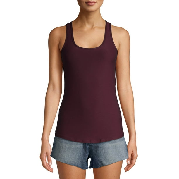 No Boundaries Juniors' Scoop Neck Tank Top