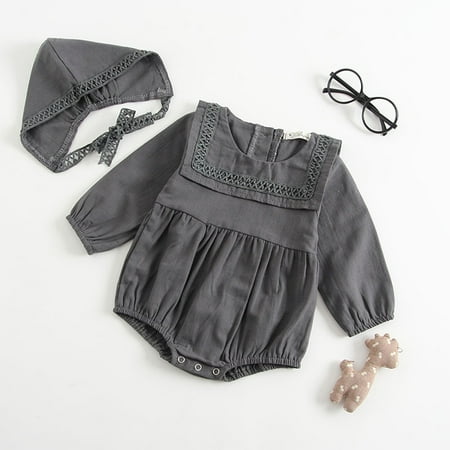 Infant Newborn Baby Boy Girl Lace Romper Bodysuit Hat Clothes Outfits Set Fragarn
Infant Newborn Baby Boy Girl Lace Romper Bodysuit Hat Clothes Outfits Set Fragarn