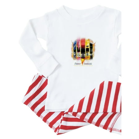 CafePress - Go Go Power Rangers! - Toddler Long Sleeve Pajama set