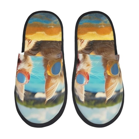 Disketp Sunglasses Beach Kittens Fuzzy House Memory Foam Slippers Furry Fur Lined Bedroom Shoes Cozy Indoor-Large
Disketp Sunglasses Beach Kittens Fuzzy House Memory Foam Slippers Furry Fur Lined Bedroom Shoes Cozy Indoor-Large
