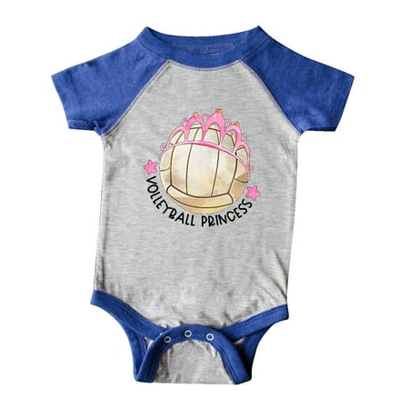 Inktastic Volleyball Princess- Tiara Gift Baby Girl Bodysuit