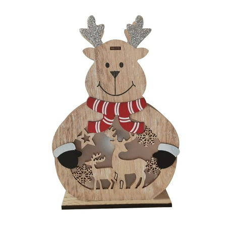 Christmas Decorative New Wooden Ornaments Old Snowman Deer LED Luminous Night Lights Shopping Mall Window Table Ornaments
Christmas Decorative New Wooden Ornaments Old Snowman Deer LED Luminous Night Lights Shopping Mall Window Table Ornaments