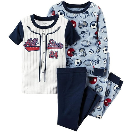 Carter’s Baby Boys’ 4 Pc Cotton 321g181 Print 9 Months