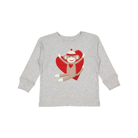 Inktastic Hug Sock Monkey Gift Toddler Boy or Toddler Girl Long Sleeve T-Shirt
