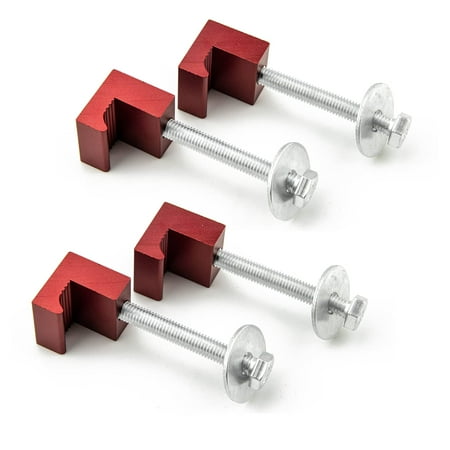 J Hook Crossover Tool box Mounting Clamps for Pickup Truck Tool Box Mount Tie Downs (4 PCS Red)
J Hook Crossover Tool box Mounting Clamps for Pickup Truck Tool Box Mount Tie Downs (4 PCS Red)