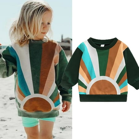 Hunpta Toddler Kids Girls Boys Long Sleeve Basic T Shirt Casual Sun Prints Sweatshirt Pullover Shirt Tops
Hunpta Toddler Kids Girls Boys Long Sleeve Basic T Shirt Casual Sun Prints Sweatshirt Pullover Shirt Tops