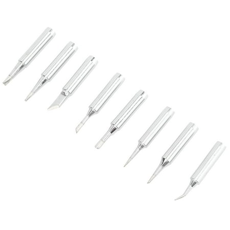 Soldering Tips Soldering Iron Tip Copper Welding Head Electric Soldering Tip 8Pcs Soldering Tips Copper Solder Replacement Head Silver Color Welding Station Accessories
Soldering Tips Soldering Iron Tip Copper Welding Head Electric Soldering Tip 8Pcs Soldering Tips Copper Solder Replacement Head Silver Color Welding Station Accessories