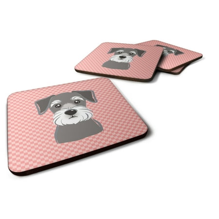 Carolines Treasures BB1206FC Checkerboard Pink Schnauzer Foam Coaster Set of 4 3 1/2 x 3 1/2 multicolor
Carolines Treasures BB1206FC Checkerboard Pink Schnauzer Foam Coaster Set of 4 3 1/2 x 3 1/2 multicolor