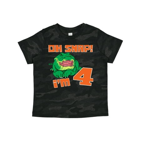 Inktastic Oh Snap! I m 4 Cute Green Alligator Gift Toddler Boy or Toddler Girl T-Shirt
Inktastic Oh Snap! I m 4 Cute Green Alligator Gift Toddler Boy or Toddler Girl T-Shirt