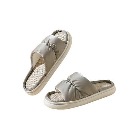 Difumos Unisex Non-slip Slip On Slides Breathable Open Toe Slipper Casual Lightweight House Shoes Silver 10.5-11
Difumos Unisex Non-slip Slip On Slides Breathable Open Toe Slipper Casual Lightweight House Shoes Silver 10.5-11