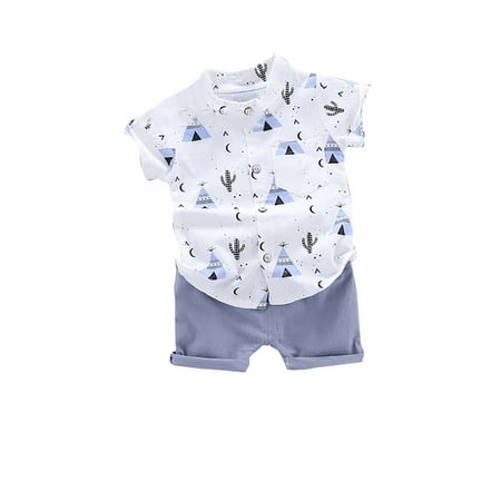 EHTMSAK Infant Baby Toddler Children Boy 2PCS Outfits Summer Short Sleeve Clothing Set Shirts and Shorts Set Dark Blue 6M-4Y 90
EHTMSAK Infant Baby Toddler Children Boy 2PCS Outfits Summer Short Sleeve Clothing Set Shirts and Shorts Set Dark Blue 6M-4Y 90