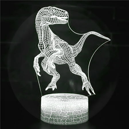KLZO Cartoon Dinosaur 3D Night Light Creative Color-changing Desk Lamp Touch Remote Atmosphere Light Style1- Three-color Touch Crack
KLZO Cartoon Dinosaur 3D Night Light Creative Color-changing Desk Lamp Touch Remote Atmosphere Light Style1- Three-color Touch Crack