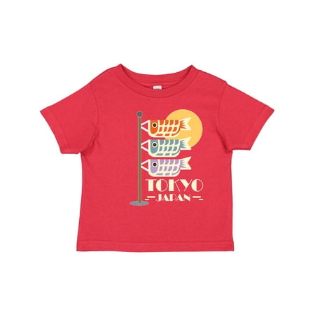 Inktastic Tokyo Japan Carp Fish Flags Gift Toddler Boy or Toddler Girl T-Shirt