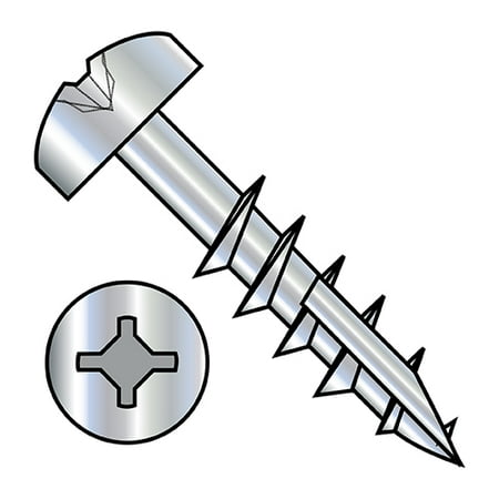 8-11X1 1/4 Square Phil Drive Pan Deep Thread Wood Screw 2/3 Thread Type 17 Zinc (Pack Qty 4 000) BC-0820DXP17D
8-11X1 1/4 Square Phil Drive Pan Deep Thread Wood Screw 2/3 Thread Type 17 Zinc (Pack Qty 4 000) BC-0820DXP17D